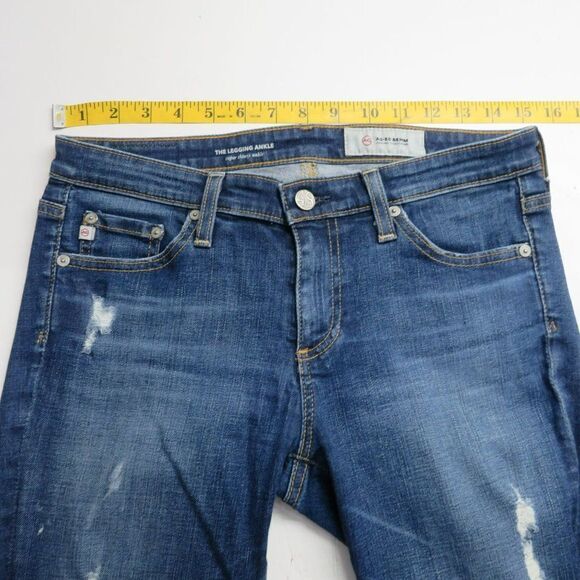 Adriano Goldschmied The Legging Ankle Jeans Women's Size 27 Medium Wash Blue Den - Picture 6 of 11